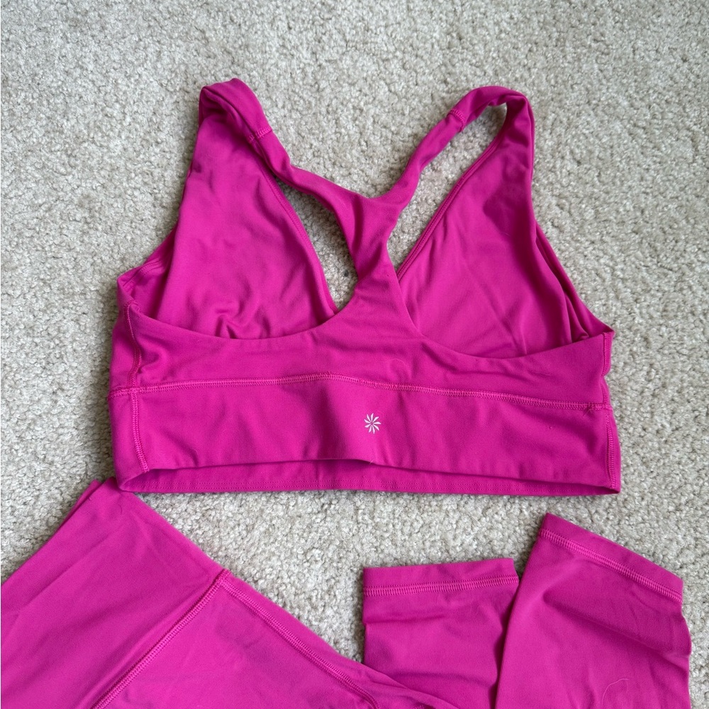 Pink Sports Bra, Athleta - sz L